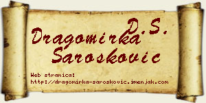 Dragomirka Šarošković vizit kartica